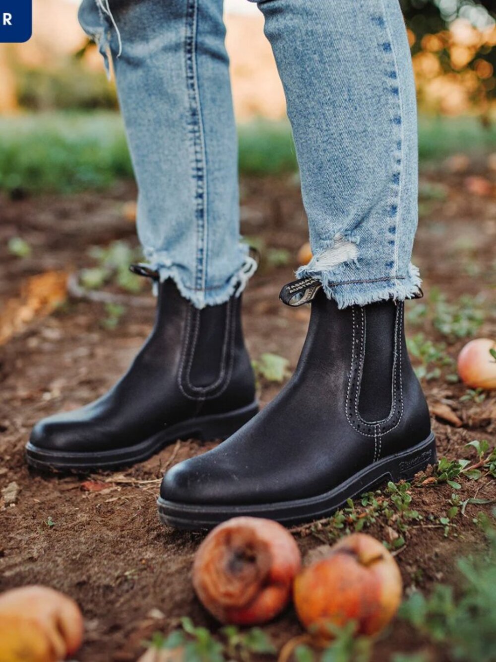 Blundstone original 1448 Women's high Too Black Chelsea Boots size 4 US size 7 - Picture 2 of 13